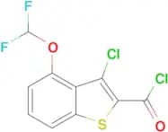 3-Chloro-4-difluoromethoxy-benzo[b]thiophene-2-carbonyl chloride