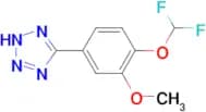 5-(4-Difluoromethoxy-3-methoxy-phenyl)-2H-tetrazole