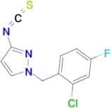 1-(2-Chloro-4-fluoro-benzyl)-3-isothiocyanato-1H-pyrazole
