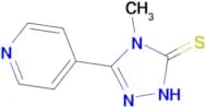 4-Methyl-5-pyridin-4-yl-4H-[1,2,4]triazole-3-thiol