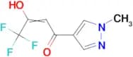 4,4,4-Trifluoro-1-(1-methyl-1H-pyrazol-4-yl)-butane-1,3-dione