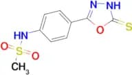 N-[4-(5-Mercapto-[1,3,4]oxadiazol-2-yl)-phenyl]-methanesulfonamide