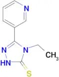 4-Ethyl-5-pyridin-3-yl-4H-[1,2,4]triazole-3-thiol