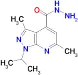 1-Isopropyl-3,6-dimethyl-1H-pyrazolo[3,4-b]pyridine-4-carboxylic acid hydrazide