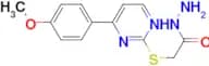 [4-(4-Methoxy-phenyl)-pyrimidin-2-ylsulfanyl]-acetic acid hydrazide