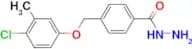 4-[(4-Chloro-3-methylphenoxy)methyl]benzohydrazide