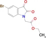 (5-Bromo-2,3-dioxo-2,3-dihydro-indol-1-yl)-acetic acid ethyl ester