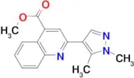 2-(1,5-Dimethyl-1 H -pyrazol-4-yl)-quinoline-4-carboxylic acid methyl ester