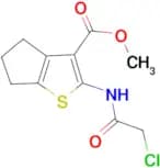 2-(2-Chloro-acetylamino)-5,6-dihydro-4 H -cyclopenta[ b ]thiophene-3-carboxylic acid methyl ester