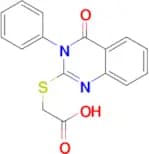 (4-Oxo-3-phenyl-3,4-dihydro-quinazolin-2-ylsulfanyl)-acetic acid