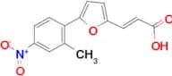 3-[5-(2-Methyl-4-nitro-phenyl)-furan-2-yl]-acrylic acid