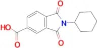 2-Cyclohexyl-1,3-dioxo-2,3-dihydro-1H -isoindole-5-carboxylic acid