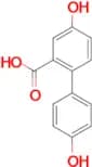 4,4′-Dihydroxy-biphenyl-2-carboxylic acid