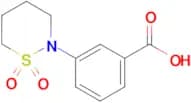 3-(1,1-Dioxo-[1,2]thiazinan-2-yl)-benzoic acid