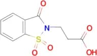 3-(1,1,3-Trioxo-1,3-dihydrobenzo[d]isothiazol-2-yl)-propionic acid