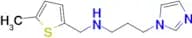 (3-Imidazol-1-yl-propyl)-(5-methyl-thiophen-2-ylmethyl)-amine