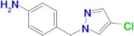 4-(4-Chloro-pyrazol-1-ylmethyl)-phenylamine