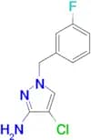 4-Chloro-1-(3-fluoro-benzyl)-1 H -pyrazol-3-ylamine