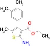 2-Amino-4-(3,4-dimethyl-phenyl)-5-methyl-thiophene-3-carboxylic acid ethyl ester