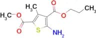 5-Amino-3-methyl-thiophene-2,4-dicarboxylic acid 2-methyl ester 4-propyl ester