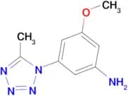 3-Methoxy-5-(5-methyl-tetrazol-1-yl)-phenylamine