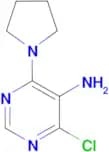 4-Chloro-6-pyrrolidin-1-yl-pyrimidin-5-ylamine