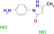 2-(4-Amino-phenyl)-5-methyl-2,4-dihydro-pyrazol-3-one dihydrochloride
