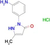 2-(3-Amino-phenyl)-5-methyl-2,4-dihydro-pyrazol-3-one hydrochloride
