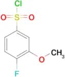 4-Fluoro-3-methoxybenzenesulfonyl chloride