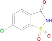 6-Chloro-1,1-dioxo-1,2-dihydro-1-benzo[d]isothiazol-3-one