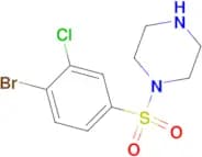 1-[(4-Bromo-3-chlorophenyl)sulfonyl]piperazine