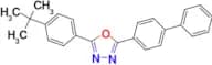 2-(4-tert-Butylphenyl)-5-(4-biphenyl)-1,3,4-oxadiazole
