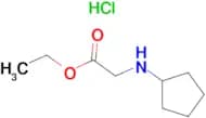 N-Cyclopentyl-amino-acetic acid ethyl ester hydrochloride