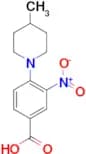 4-(4-Methylpiperidin-1-yl)-3-nitrobenzoic acid