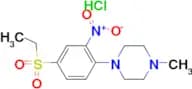 1-[4-(Ethylsulfonyl)-2-nitrophenyl]-4-methylpiperazine hydrochloride
