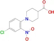1-(4-Chloro-2-nitrophenyl)piperidine-4-carboxylic acid