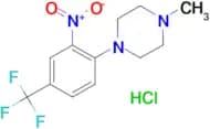 1-Methyl-4-[2-nitro-4-(trifluoromethyl)phenyl]piperazine hydrochloride
