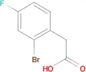 2-Bromo-4-fluorophenylacetic acid
