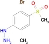 5-Bromo-2-methyl-4-methylsulfonylphenylhydrazine