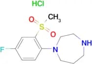 1-[4-Fluoro-2-(methylsulfonyl)phenyl]-homopiperazine hydrochloride