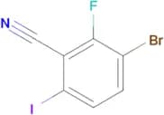 3-Bromo-2-fluoro-6-iodobenzonitrile