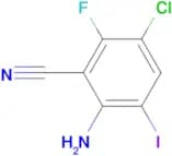 2-Amino-5-chloro-6-fluoro-3-iodobenzonitrile