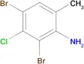 2-Amino-4-chloro-3,5-dibromotoluene