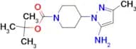 4-(5-Amino-3-methylpyrazol-1-yl)-piperidine-1-carboxylic acid tert-butyl ester