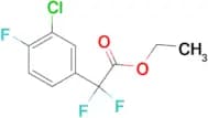 Ethyl-2,2-difluoro-2-(3-chloro-4-fluorophenyl)acetate