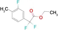 Ethyl-2,2-difluoro-2-(3-fluoro-4-methylphenyl)acetate