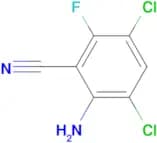2-Amino-3,5-dichloro-6-fluorobenzonitrile