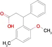 3-(2-Methoxy-5-methyl-phenyl)-3-phenyl-propionic acid