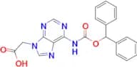 (6-Benzhydryloxycarbonylamino-purin-9-yl)-acetic acid