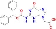 (2-Benzhydryloxycarbonylamino-6-oxo-1,6-dihydro-purin-9-yl)-acetic acid